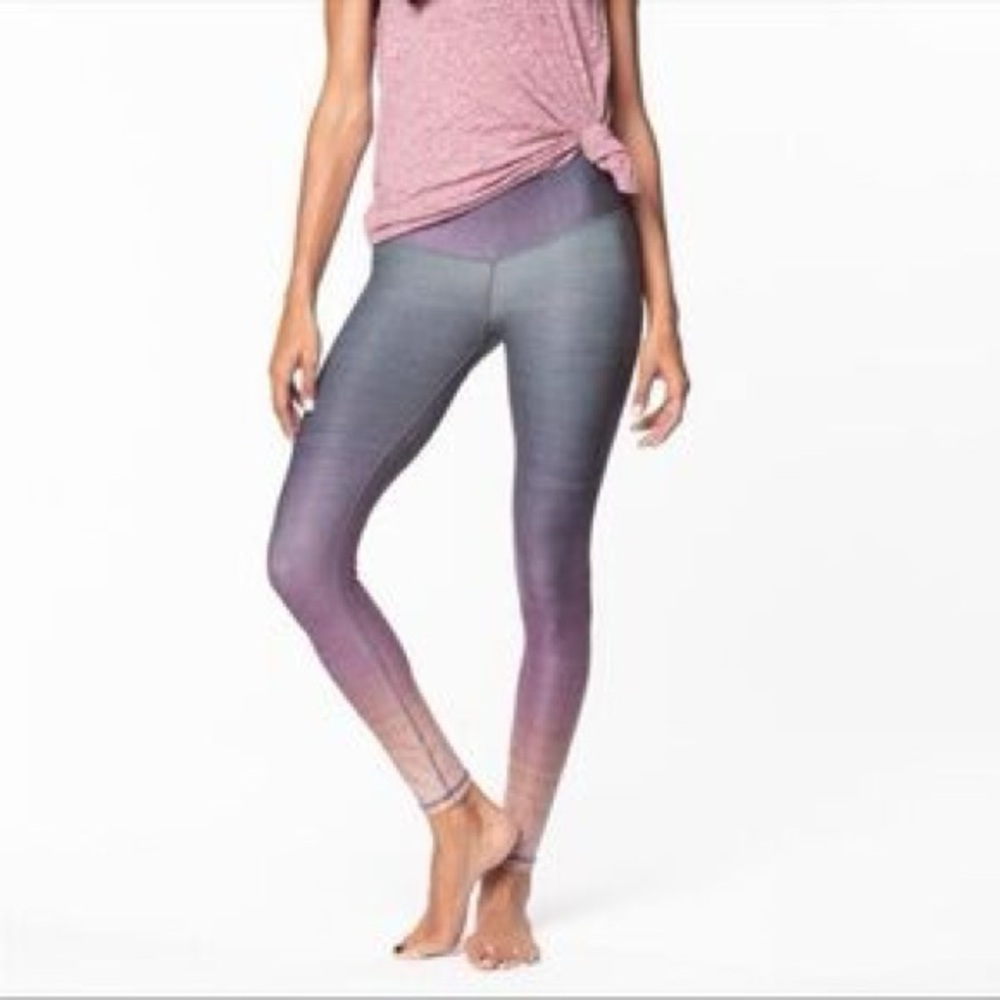 Niyama Sol large barefoot magic hour purple ombre leggings athletic women’s